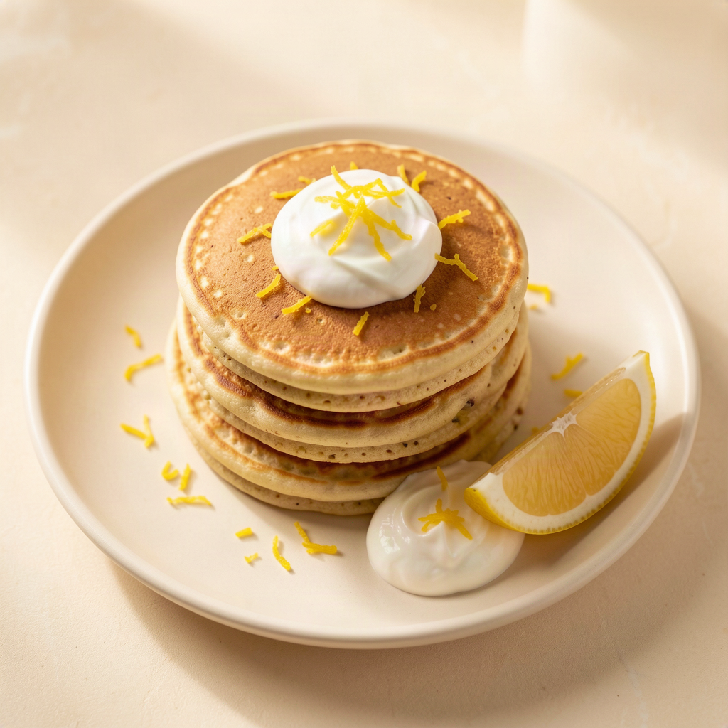 Lemon Protein Pancakes